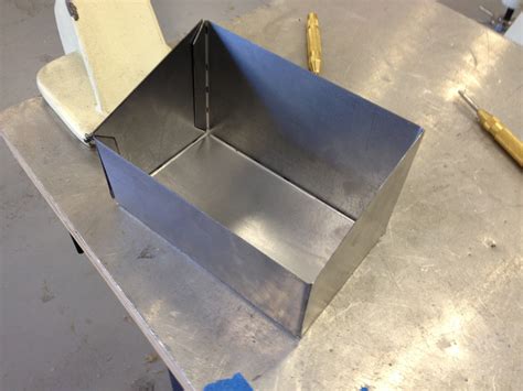 building a box out of stainless steel|make your own sheet metal box.